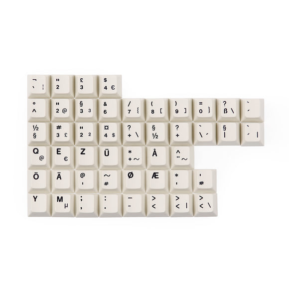 Enjoypbt 9009 International Replacement Keycaps Dye-sub PBT Keycap Mod Pack