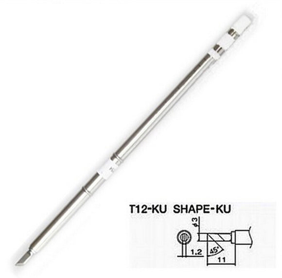 Punta Di Saldatore T12-KU Compatibile Hakko Per Riparazioni PCB - Generica