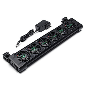DC 12V 6 Blades Aquarium Cooler Fan  Aquarium Chillers Cooling Fan