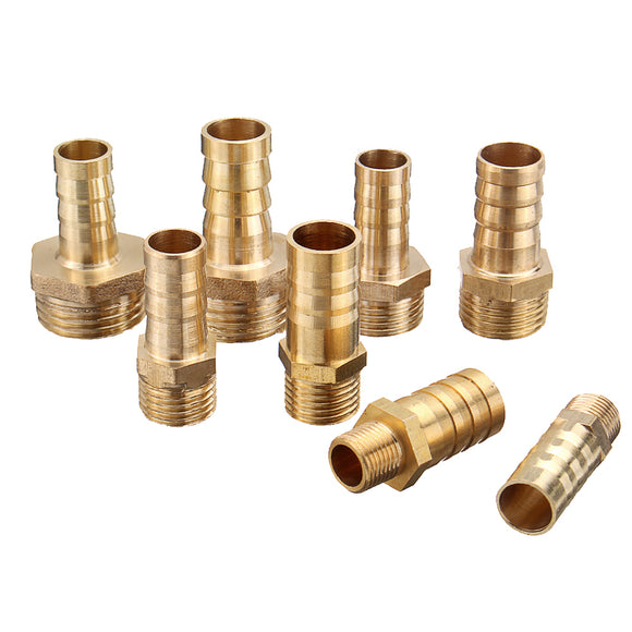 Pagoda Adapter PC10/12 - 01-04 Male Thread Copper Pneumatic Component Air Hose Quick Coupler Plug