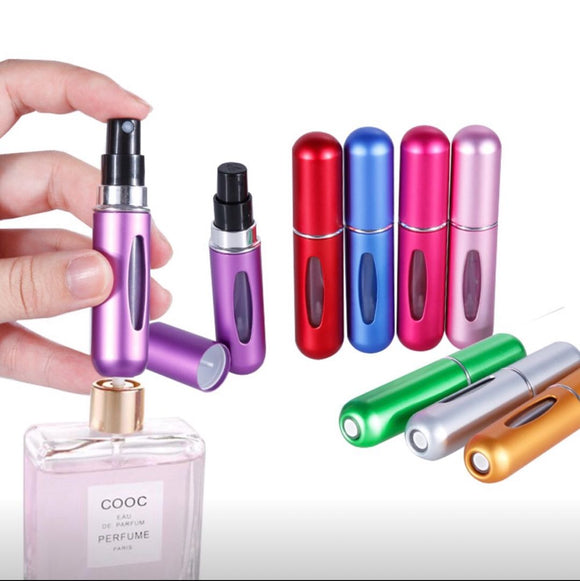 5ml Portable Travel Perfume Atomizer Spray Bottles Dispenser Container Funnel Refillable