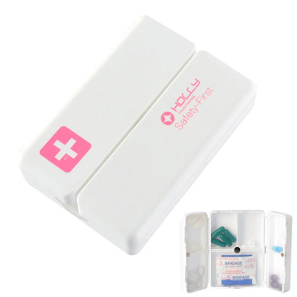 Portable Pill Case Travel Medication Organizer Weekly Medicine Tablet Storage Box Multiple Grids