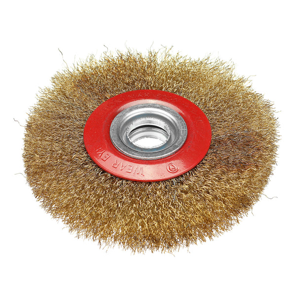 4/5/6 Inch Steel Flat Wire Brush Wheel Polishing Sanding Wheel for Angle Grinder