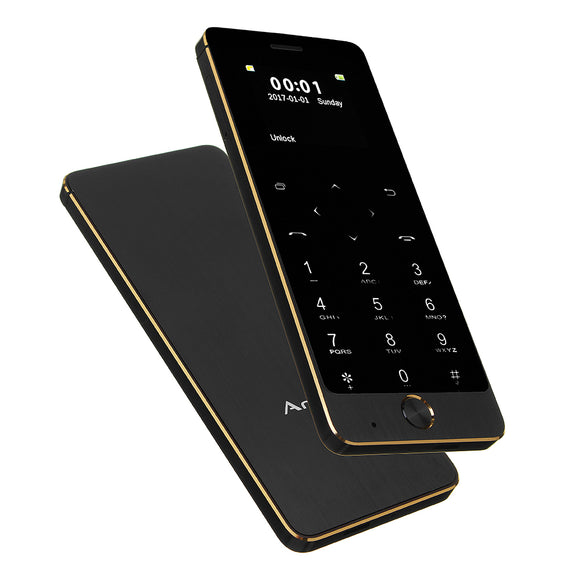 Anica S5 1.54 Inch 450mAh Ultra Thin Dual SIM bluetooth MP3 Intelligent Anti-lost Mini Card Phone