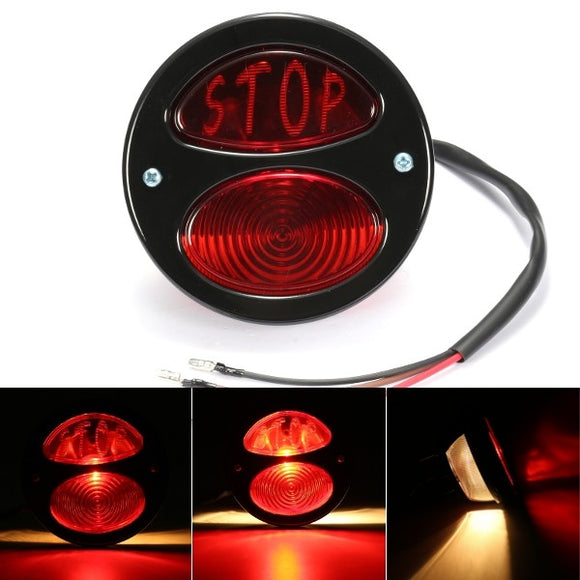 Rear Tail Brake Stop License Plate Light With Integrated Taillight For Harley