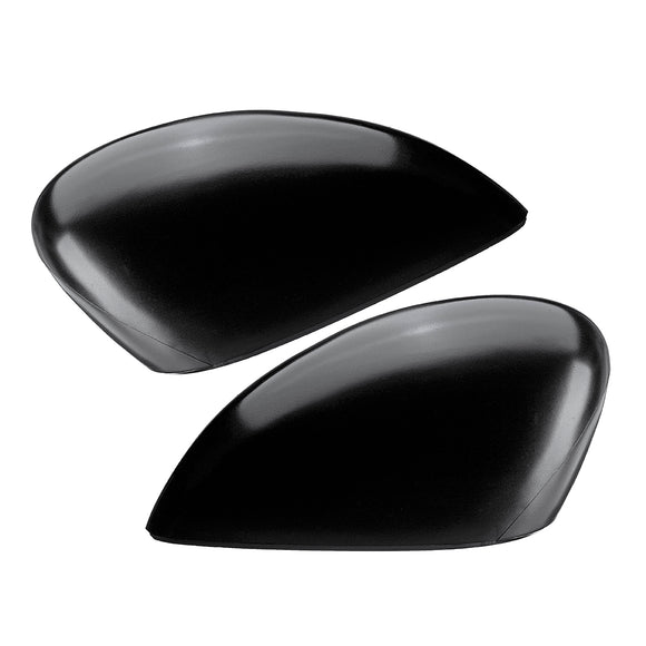 1PC Left/Right Matte Black Wing Door Rearview Mirror Cover For Ford Fiesta MK7 08-17