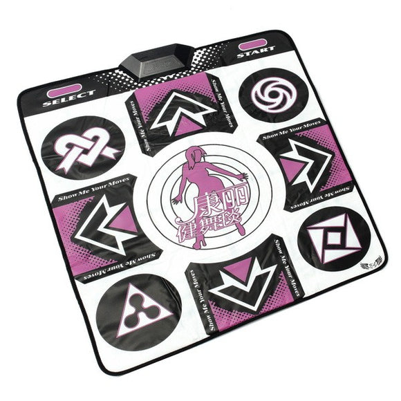 KangLi TV/PC Wireless Single Thicken Dance Pad English Menu Sensing Dancing Mat