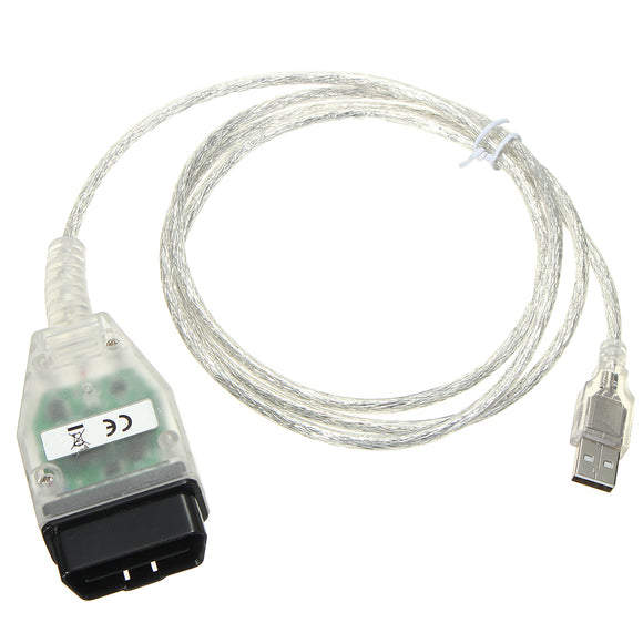 K + D-CAN OBD2 USB Cable FTDI FT232RQ + Switch +  Tools Fault Diagnosis Line
