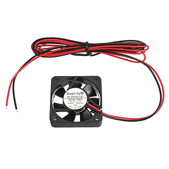 Creality 3D 40*40*10mm 12V High Speed DC Brushless 4010 Cooling Fan For 3D Printer CR-10