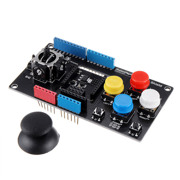 Joystick Shield with Wireless Adapter Game Stick Module Support Uno Mega xBee APC200 NRF24L