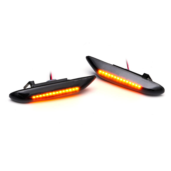 Dynamic Flowing LED Side Marker Signal Lights Sequential Flow Style For BMW E81 E82 E88 E90 E91 E60 E61 E46 E83