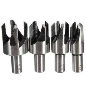4pcs Claw Wood Plug Hole Cutter Woodwork Plug Cutting Drill