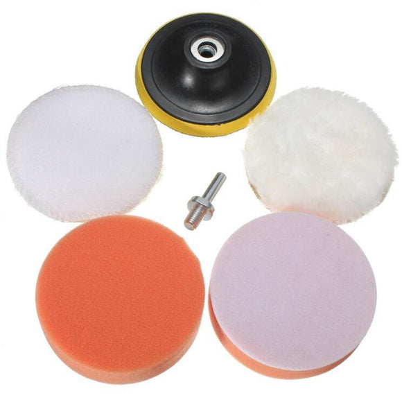 Car Waxing 10cm Wool Nylon Wheel  Polishing Sander Polishing Disc
