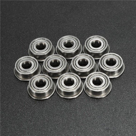 10pcs MF104ZZ 4x10x4mm Metal Shielded Flange Ball Bearing