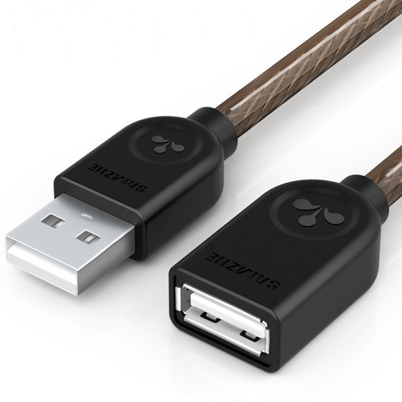 SAMZHE UK USB 2.0 Extension Cable USB Male to Female Extend Cable 0.5m/1m/1.5m/2m Data Cable