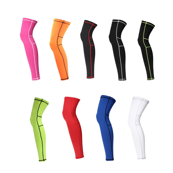 Unisex Compression Knee Leg Calf Support Sports Stretch Brace Long Sleeve Wrap