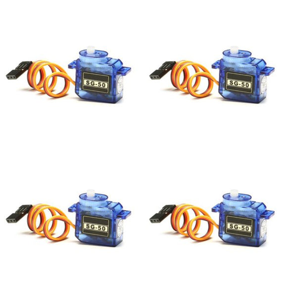 4 X SG50 0.8kg 5g Plastic Gear Digital Micro Servo For RC Airplane