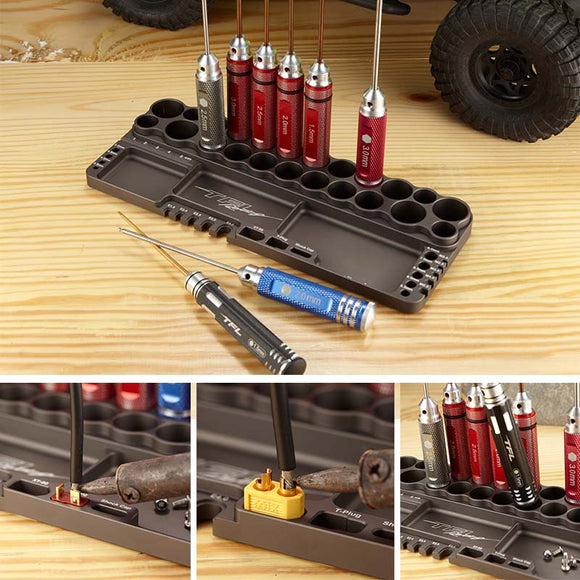 TFL Multipurpose Tool Receptacle Aluminum Alloy Model Tools Rack RC Model Part