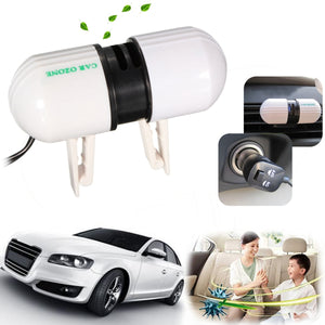 Mini Fresh Air Ionizer Oxygen Bar Ozone Purifiers Revitalizer Generator for Car Auto