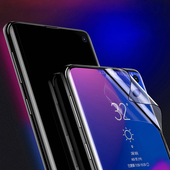 Mocolo 3D Curved Edge Hot Bending PET Screen Protector For Samsung Galaxy S10/Galaxy S10 Plus Support Fingerprint Unlock