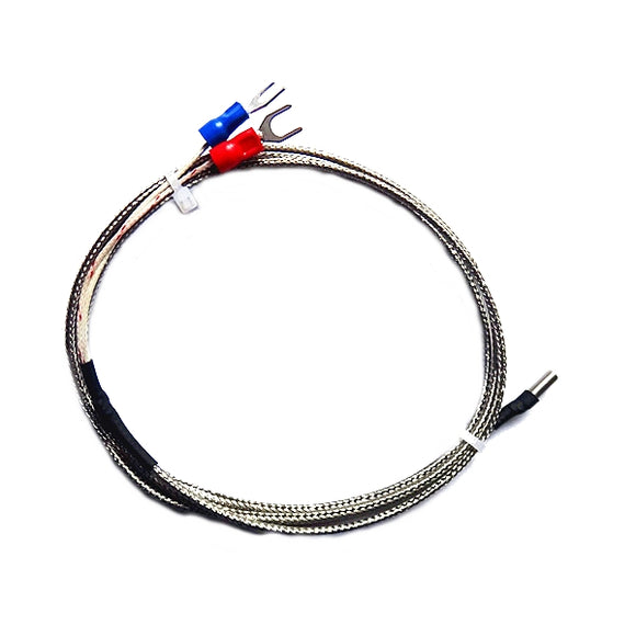 10PCS K Type Temperature Sensor 1M Cable 3x10x1000mm 0-600 Degree Thermocouple For 3D Printer
