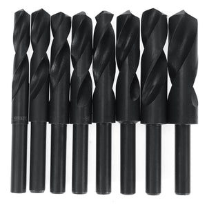 8pcs 9/16 to 1 Inch HSS 4241 Twist Drill Bit Hole Cutter for Wood Plastic Aluminum