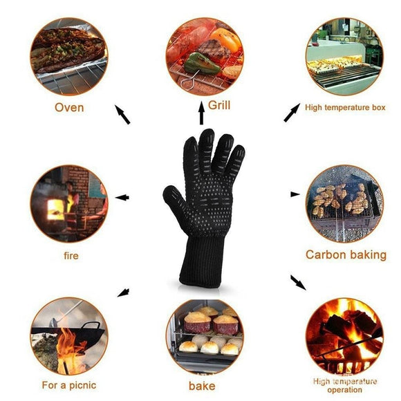 1Pc Household Glove Microwave Oven High Temperature Baking Flame Retardant