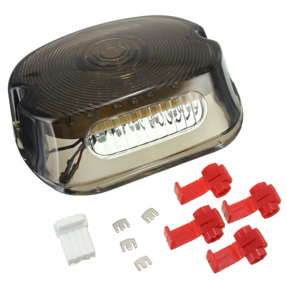 Motorcycle Smoke LED Tail Brake Light For Harley 1991-2010