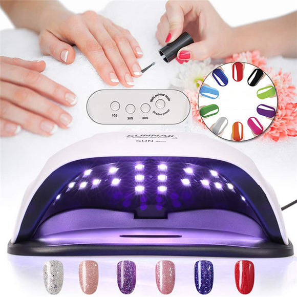 80W Nail Lamp UV LED Light Professional Nail Dryer Gel Machine Curing