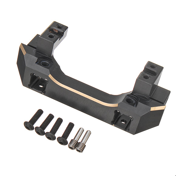 Front Copper Servo Bracket Holder Bumper Mount for 1/10 Crawler Traxxas TRX-4 Rc Car Parts