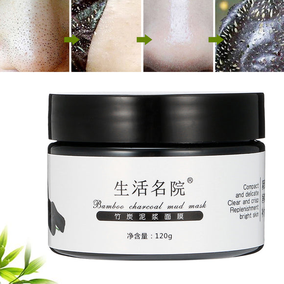 Black Bamboo Charcoal Blackhead Remover Peel Off Mask Purifying Moist Smooth Deep Cleansing