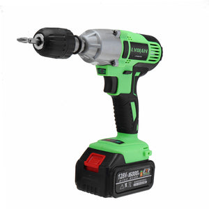 98/128/188VF Brushless Cordless Impact Wrench Drill LED Light Li-Ion Battery Electric Impact Wrench