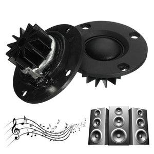 DIY Tweeter Speaker 2pcs 6Ohm 6 30W Dome Silk Film HiFi Treble Heatsink GL Speakers