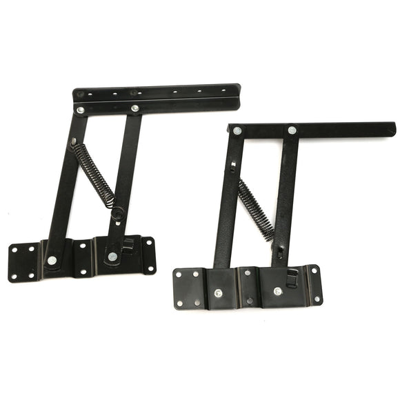 1 Pair Lift Up Top Table Mechanism Hardware Fitting Furniture Spring Bracket Hinge Desk Frame