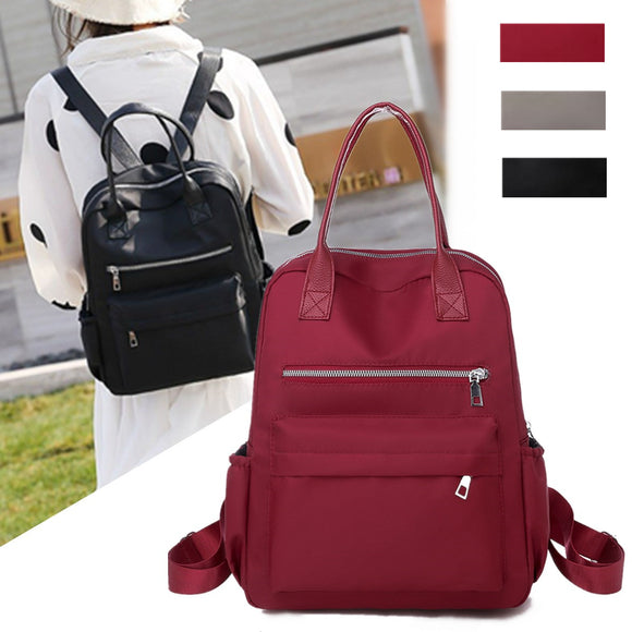 Women Waterproof Oxford Cloth Backpack Travel Handbag Shoulder Bag Tote Rucksack