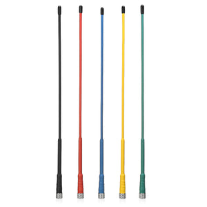 Dual Frequency VHF/UHF 144/430mhz High Gain Handheld Soft Antenna SMA-M