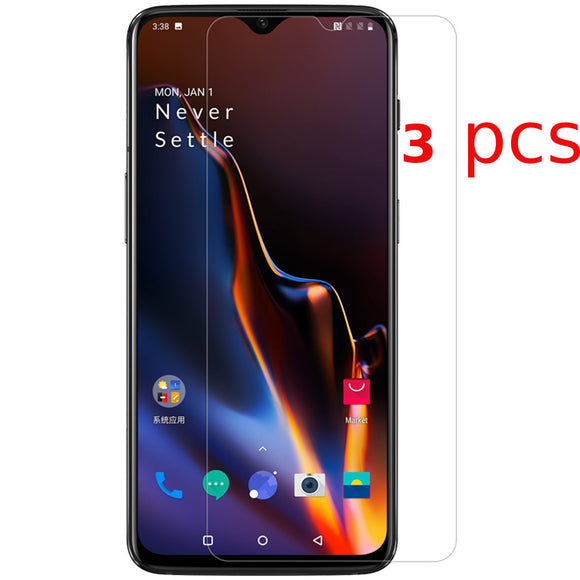 Bakee 3PCS Anti-explosion HD Clear Tempered Glass Screen Protector for OnePlus 7 / OnePlus 6T