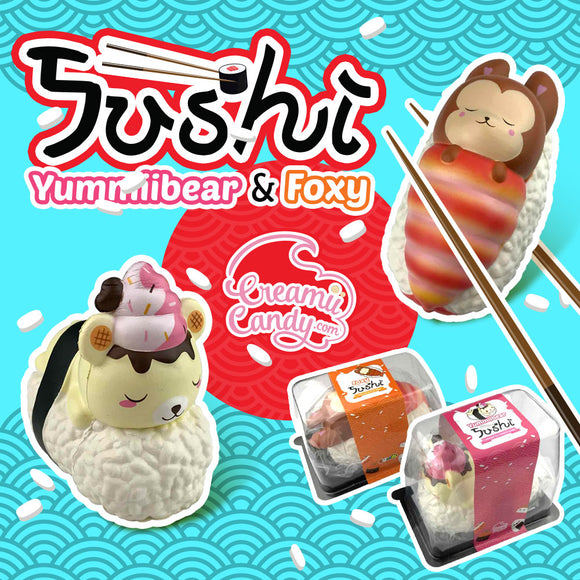 Yummiibear Squishy Rice Jumbo Sushi Squishy Toy Slow Rising With Packaging Box