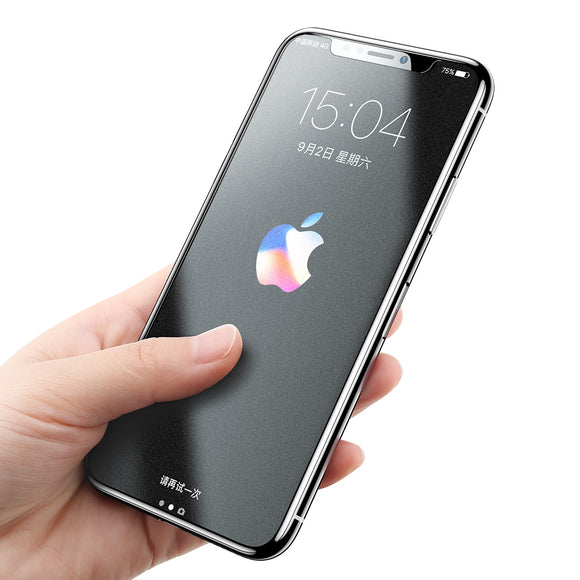 Baseus 0.25mm Anti-fingerprint 9H Full Tempered Glass Screen Protector for iPhone XS/X
