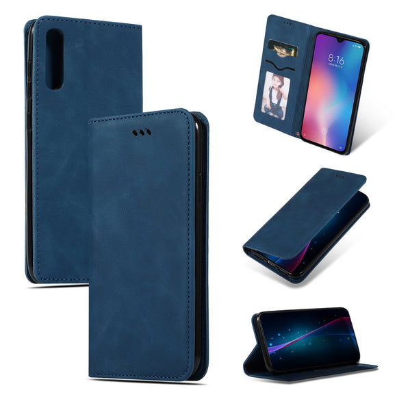 Bakeey Flip Shockproof Card Slot With Magnetic PU Leather Full Body Protective Case For Xiaomi Mi 9 SE