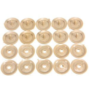 10pcs Seat Belt Buckle Clip Retainer Seat Belt Stop Button Beige Plasti For Lincoln