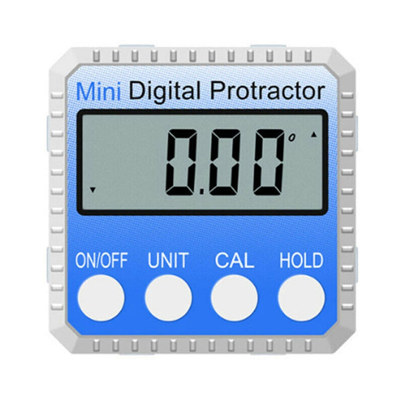 360 Degree Mini Digital Display Level Angle Protractor Inclinometer Measuring Magnet Tools