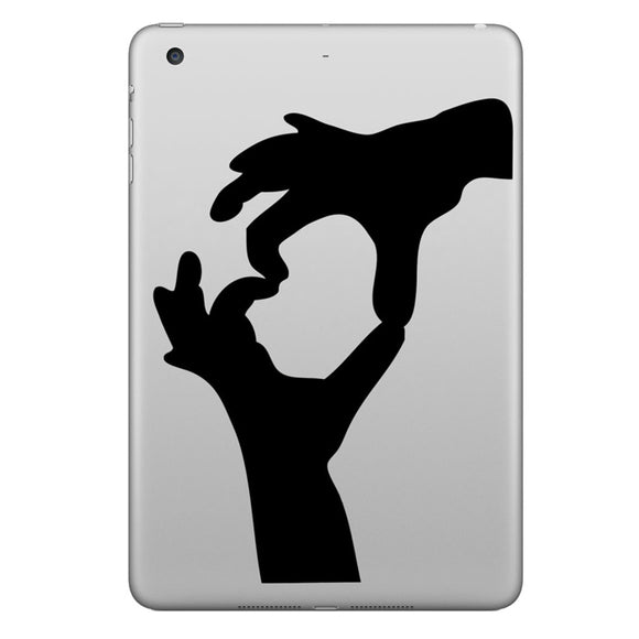 Hat Prince Double Hands Decorative Decal Removable Bubble Free Sticker For iPad 9.7 Inch