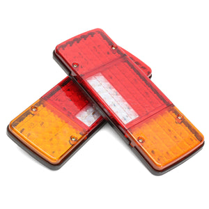 2Pcs LED Rear Tail Light Brake Indicator Turn Lamp for Truck Trailer Caravan Lorry Car