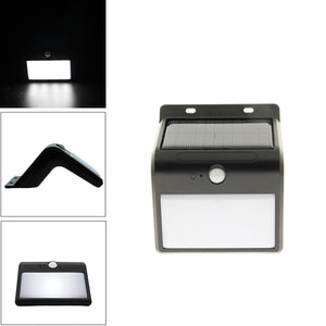 2W Solar Power 16 LED PIR Motion Sensor Wall Light Waterproof Outdoor Garden Landscape Lamp