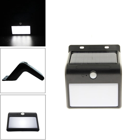 2W Solar Power 16 LED PIR Motion Sensor Wall Light Waterproof Outdoor Garden Landscape Lamp