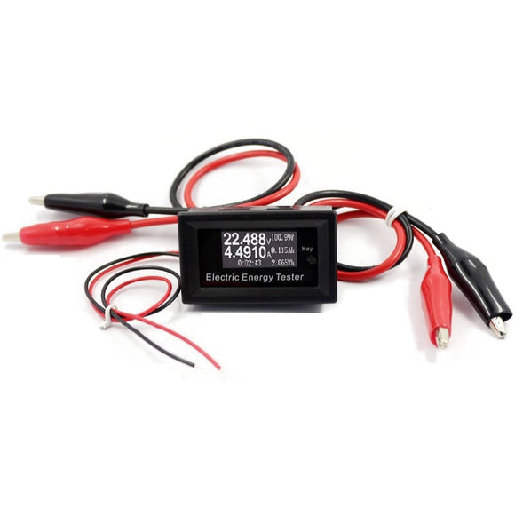 100V 15A Digital DC Voltmeterr Current Voltage Meter Energy Battery Capacity Tester Charger Ammeter