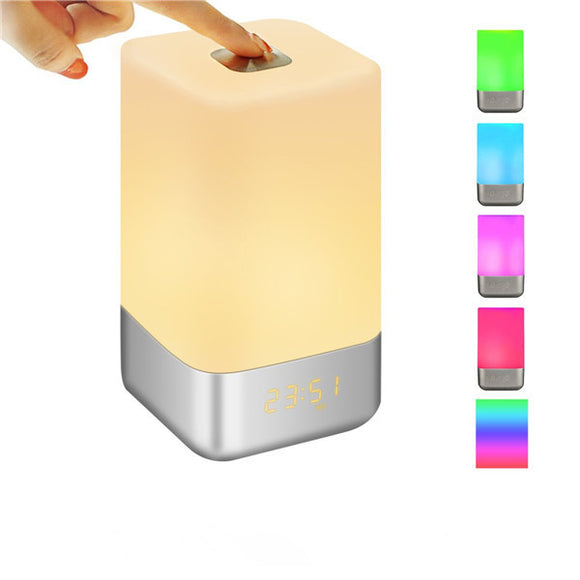 SOLMORE Touch Sensor Multicolor Dimmable LED Night Light Wake Up Table Light with Sunrise Simulation
