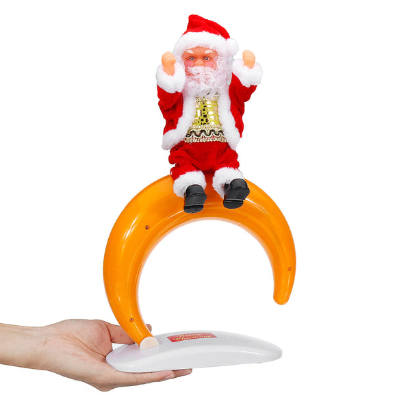 Christmas Gift Electric Dancing Santa Claus Music Box Musical Education Toys Home Decor Fashion Accessories