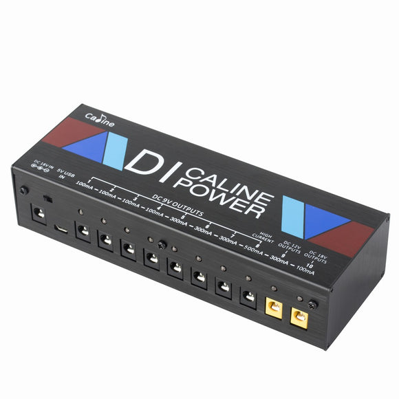 Caline CP-201 10 Way Isolated 18V 1A DI Box Multi Power Supply Connector For Effect Pedal Guitar Accessories